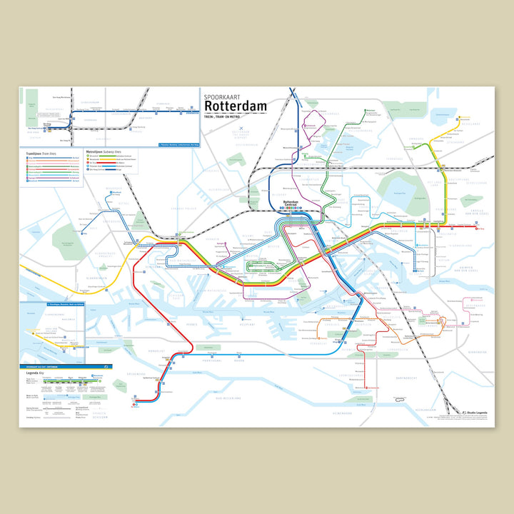Rail Map Rotterdam