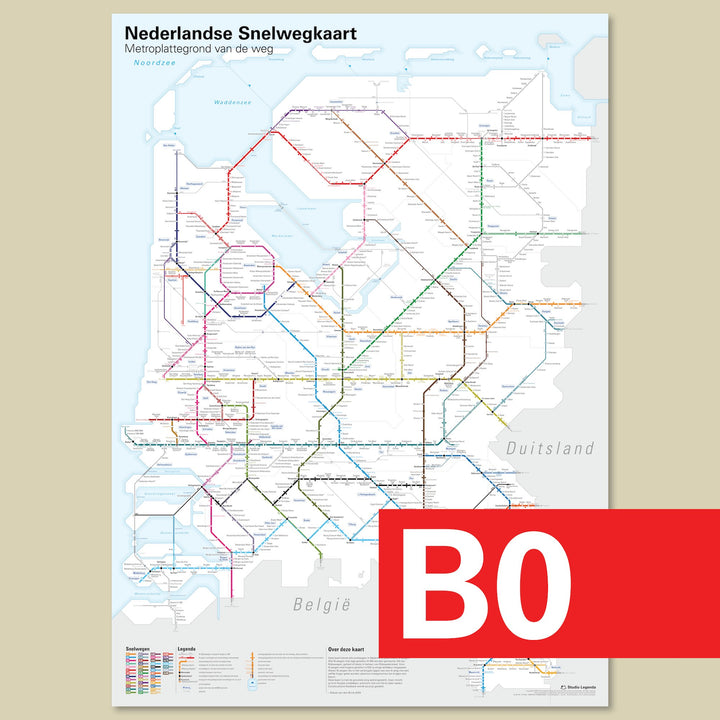 Nederlandse Snelwegkaart 2025
